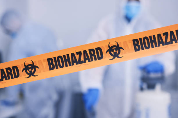 Professional Biohazard Cleanup technician working in Hayward, CA